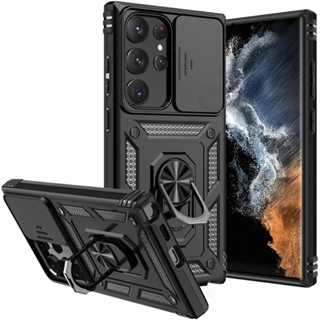 Samsung S24 Ultra S24 Plus S23 Ultra S23 Plus S22 Ultra S21 Ultra S21 Fe S20 Fe Note 20 Ultra Capa de telefone rígida para choque e queda com suporte de metal