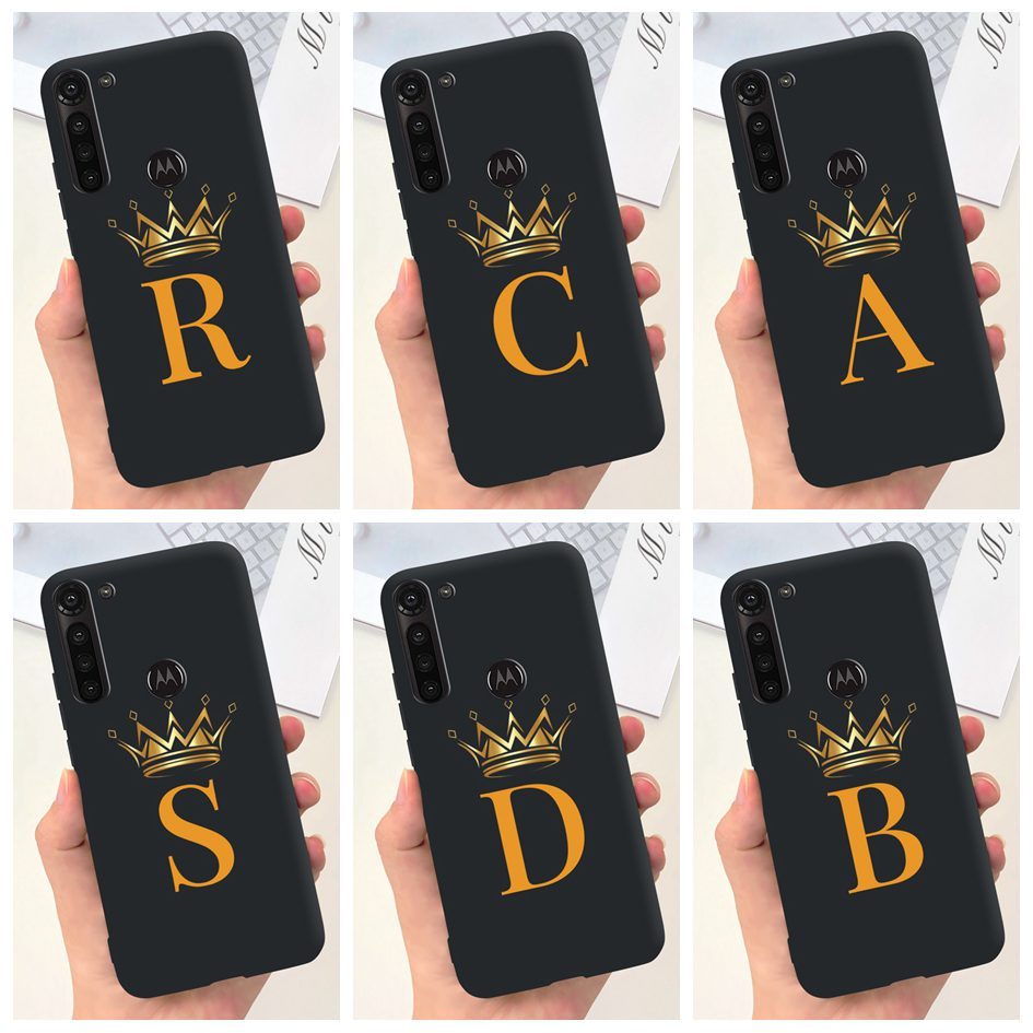 Para Moto Motorola G8 Power Case XT2041-1 XT2041-3 Capa De Silicone Cartas Da Coroa Bonitas À Prova De Choque Casing