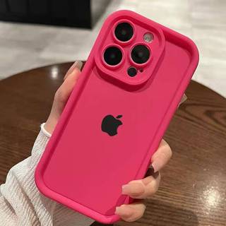 Capa Protetora De Alta Qualidade Para iPhone 15 14 13 12 11 Pro Max XR XS MAXCom Cobertura Total De silicone anti-Queda Invólucro Macio