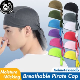 Capacete De Musão Pirata Interna Anti-Pó UV Absorvente Capa Da Cabeça Do Suor Cavalgando Fora Esporte