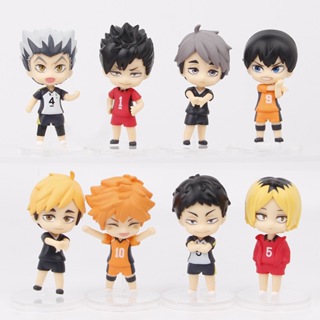 8Pcs/Set Haikyuu Q Ver . Anime Figura Hinata Shoyo Koushi Boneca De Brinquedo Em PVC Figuras Modelo Presente em Oferta na Shopee