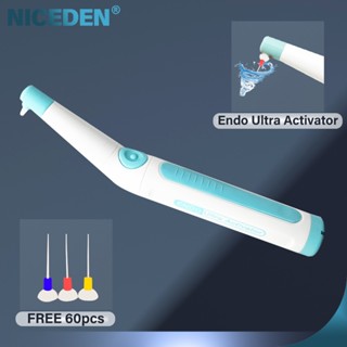 NICEDEN / Ativador Ultra-Sônico Dental Endodental Basic Oral LED Sonic Irrigador Para Tratamento De Canal Raiz Instrumento De Limpeza Endo Dentáriodental Ultrasonic ActivatorDen
