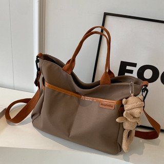Bolsa para senhoras Bolsa portátil Tote Bolsa grande feminina para mensageiro Bolsa de Nylon Bolsa destacável para o ombro Bolsa escolar para estudantes