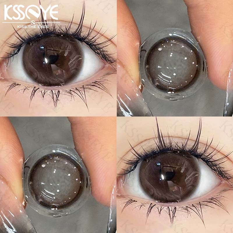 KSSEYE 2pcs Lentes De Contato Marrons 14,5mm Natural Soft for Women/Men Graded 1 Day Eye Makeup Coreanas Descartáveis Diárias em Oferta na Shopee