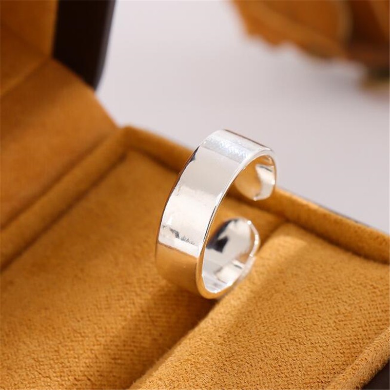 Novo Estilo Anel Prata 925 Sterling Anel Prata Simples Corpo Liso Aberto Anel Redondo Classe Moda Moda Feminina Exclusiva Anel Dedo Índice Feminino CR184 em Oferta na Shopee