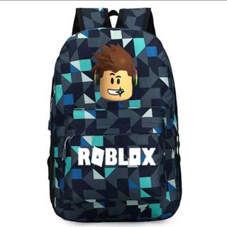 Mochila Escolar Infantil Roblox Para Meninos E Meninas,Roblox Mochila Escolar Infantil Unissex Para laptop/Viagem/Bolsa De Ombro Adolescentes/Meninos