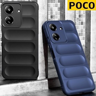 Poco X6 Pro X5 Pro F5 Pro X4 Pro X3 Pro X4 GT M5 C65 F4 GT Caso de telefone de silicone macio resistente a choque e suor