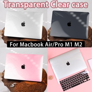 HD Transparent crystal case for Macbook Pro14 2023 2021 A2779 A2442 Air 13.6 A2681 Air/Pro 13 M1 2020 A2337 A2338 A2289 with US keyboard cover