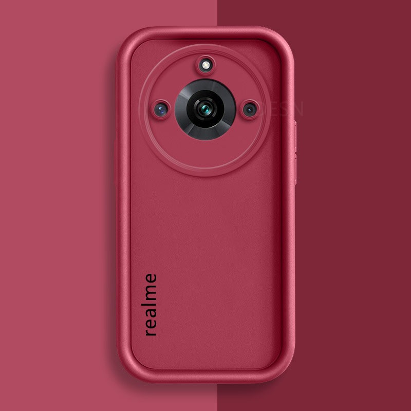 [Estoque Pronto] Invólucro Realme 11 Pro Plus 5 6 7 5i 5s 6i 7i 8i Capa De Silicone Macio À Prova De Choque Para Telefon