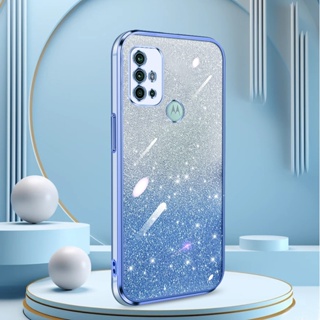 Capa De Proteção Macia Para Moto Motorola G30 G20 G10 G60 G60S G50 G31 Gradiente Brilhante 2 Em 1 em Oferta na Shopee