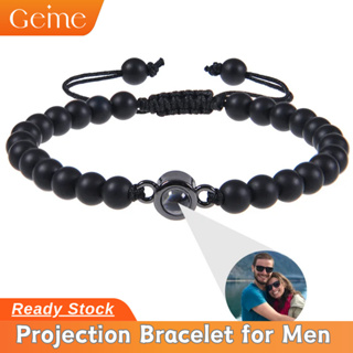 Pulseira De Projeção Personalizada Gravada Gratuita Para Homens E Casais Com Memória Fotográfica Ajustável Projetor Pres em Oferta na Shopee