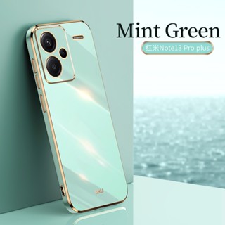 Para Redmi Note 13 Pro plus Capa Protetora De Eletrodeposição De Silicone TPU Soft
