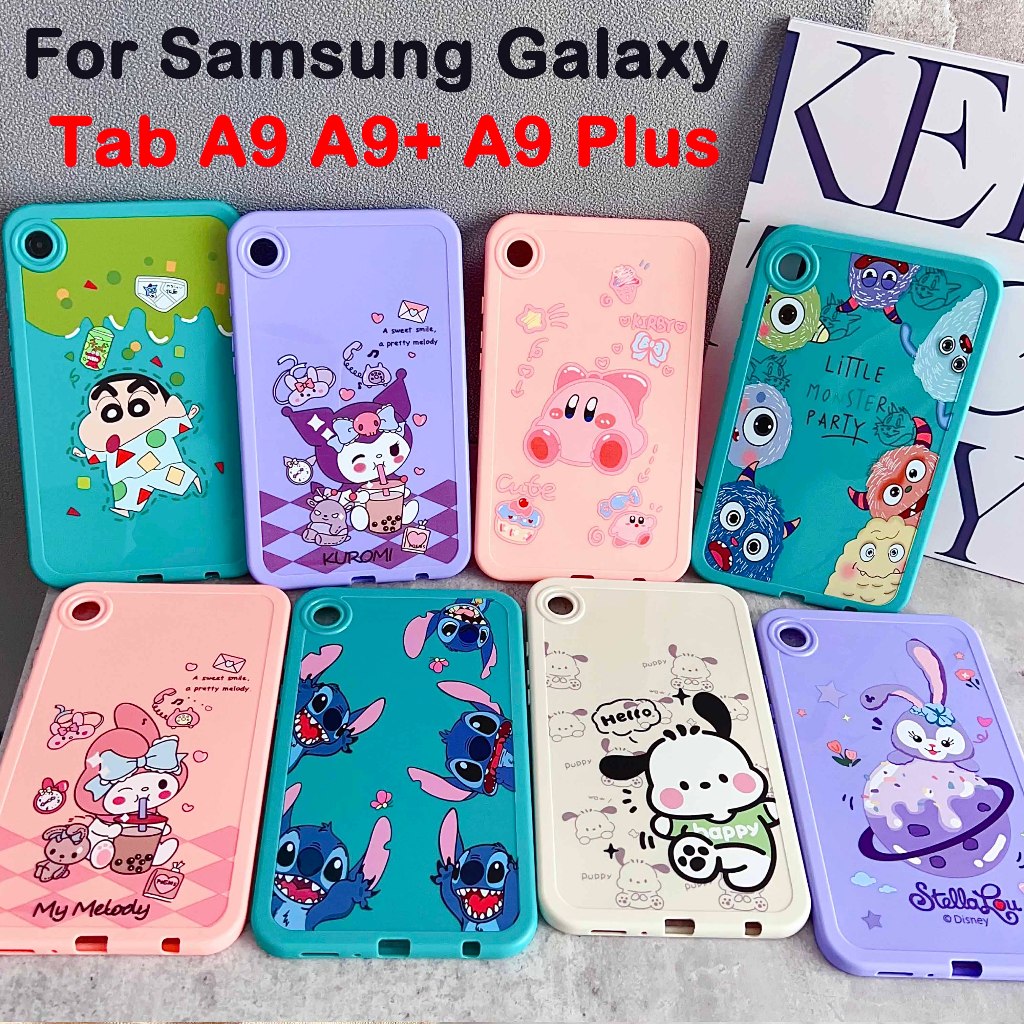 Para Samsung Galaxy Tab A9 A9 11.0'' 8.7'' 2023 Moda Bonito Animado TPU Resistente Tablet Case em Oferta na Shopee