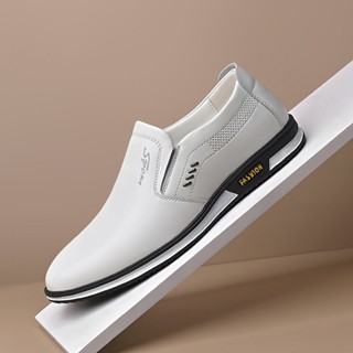 Nova Marca De Sapatos De Couro Para Homens De Moda Masculina Casuais Adultos Unisexo De Alta Qualidade