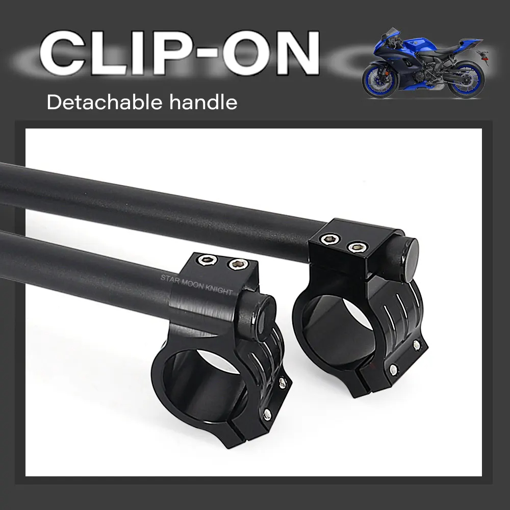 Clip De Motocicleta No Garfo Riser Guidão Regular 50mm Para Yamaha YZF-R1 R7 R6 R3 R25 YZF750 FZR1000 R1 R7 R6