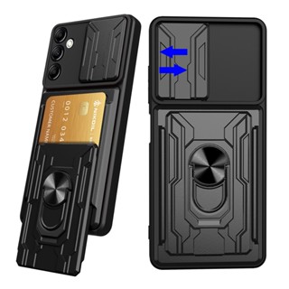 Samsung Galaxy A71 A51 A31 A21S A24 A14 A54 Capa Da Caixa Dura À Prova De Choque Com Proteção Câmera E Função De Slot De Cartão De Crédito