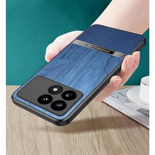 Xiaomi POCO X6 5G X6 Pro 5G POCOX6 POCOX6Pro X 6 X65G Capa Macia Padrão De Madeira De Luxo Traseira Em Couro De PU À Prova De Choque