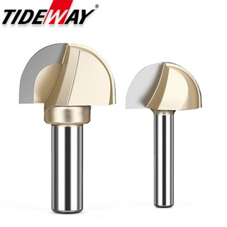 Tideway Carpintaria Ferramentas Router Bits Rodada Cove Bit Carboneto De Tungstênio Cnc Para Madeira em Oferta na Shopee