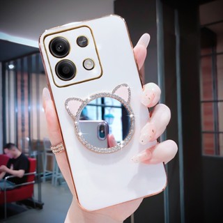 Capinha Xiaomi Redmi Note 13 4G 5G Redmi Note 13 Pro 5G 4G Silicone soft case cover mirror casing capa