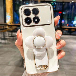 Capinha POCO X6 5G POCO X6 Pro 5G POCO M6 Pro 4G 5G Silicone soft case cover casing stand capa