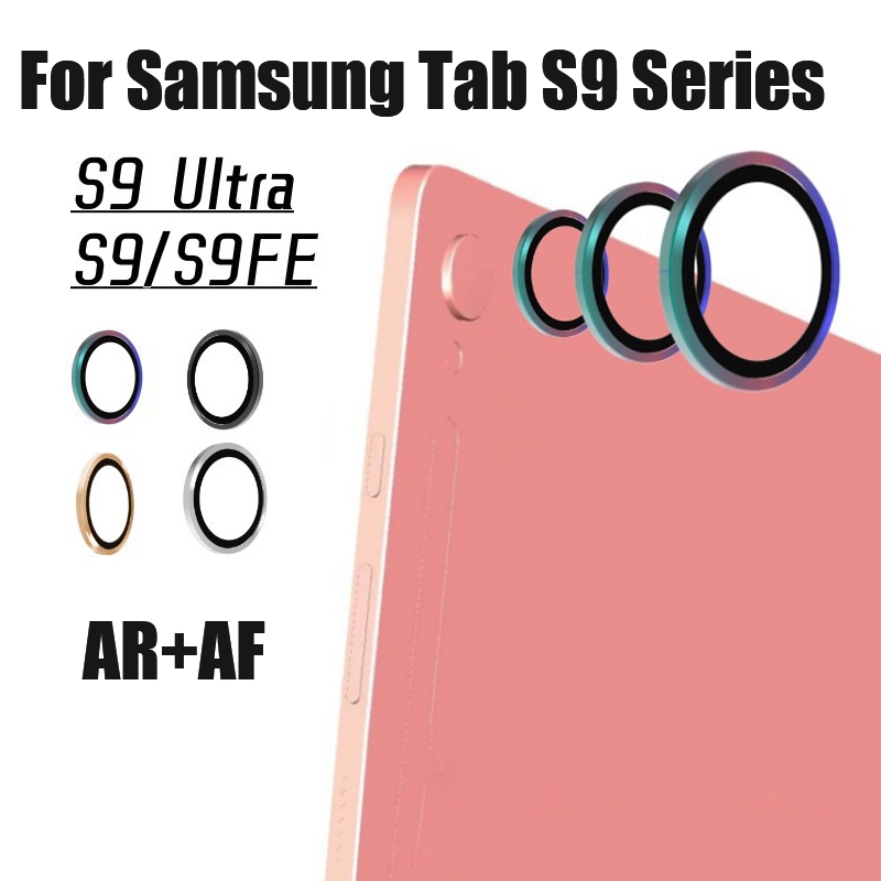 2 Peças Capa De Lente De Metal Para Samsung Galaxy Tab S10fe +/S10 S10ultra/S9/S9fe ultra Plus/A9 Câmera Película Protet