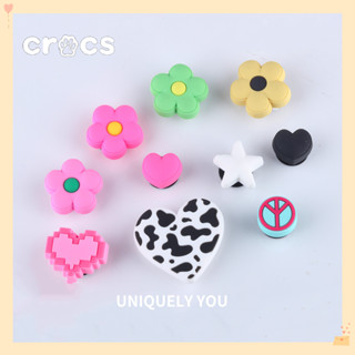Crocs Jibbitz Fivelas De Sapatos De Desenho Animado Bonitinhos Encantam Acessórios De Tamancos Da Moda Coreanas De Bricolage Adoram Flores
