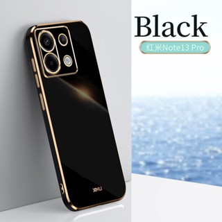 Para Redmi Note 13 Pro 5G Caixa De Silicone Macia À Prova De Choque Eletrodeposição Xiaomi Note13 Tampa Traseira