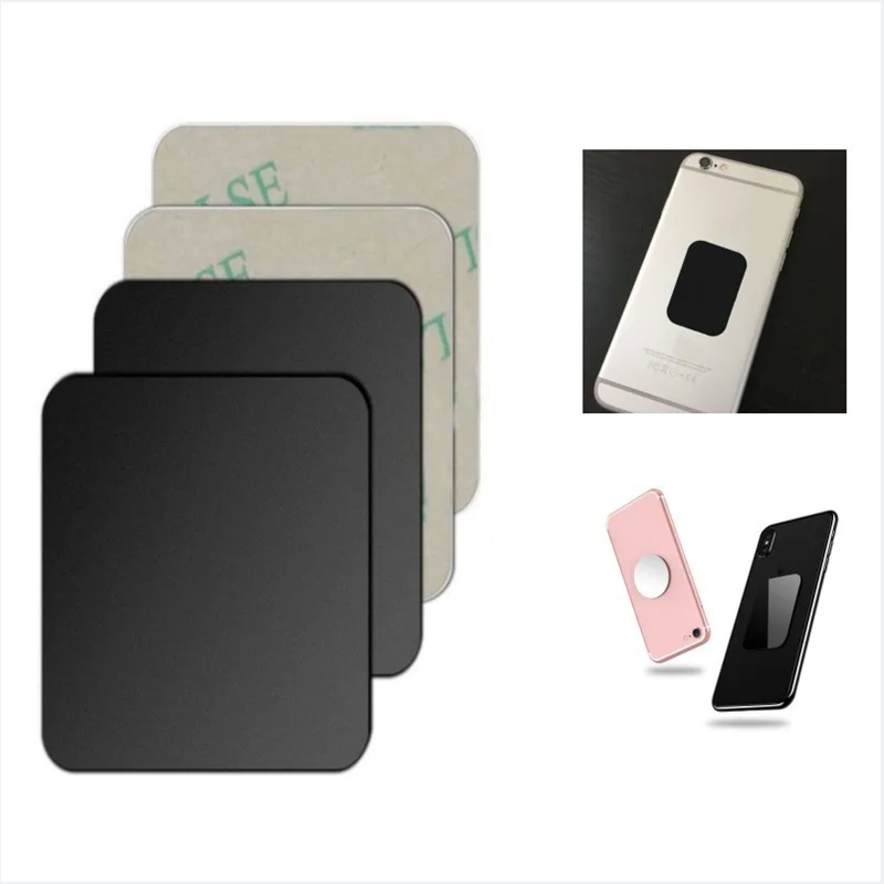 5pcs Placa Metálica Magnética Para Suporte Magnético De Telefone Carro Universal De Chapa De Ferro Celular De Ímã