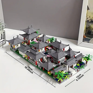 Suzhou Gardens Building Block Bricks Toy Assembly Particle Children Development Education Collection Brinquedos Quebra-Cabeça Meninos E Meninas Aniversário Infantis em Oferta na Shopee