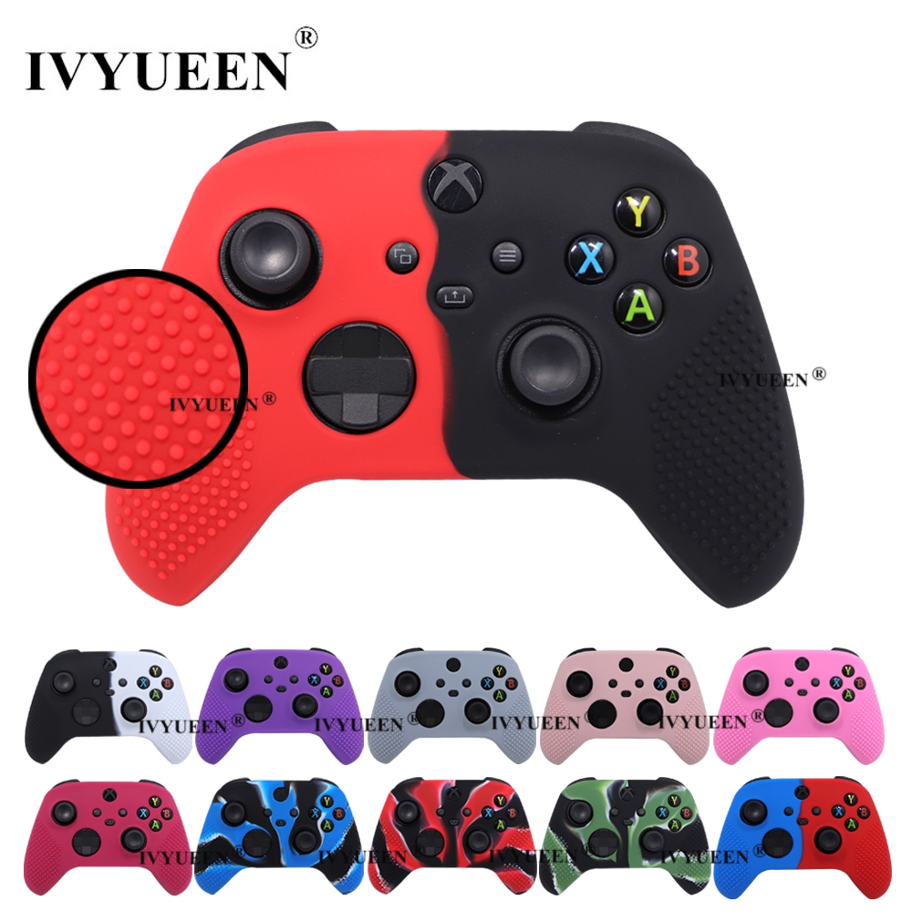 IVYUEEN Pele Anti-Alip Para XBox Série Xs Core Controlador Capa De Silicone XSX XSS Protetora