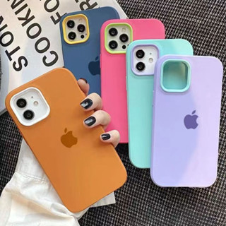 Capa De 3 Em 1 Colorida Silicone À Prova De Choque Para iPhone 15 14 13 12 11 Pro Max 7 8 Plus X/XS XR