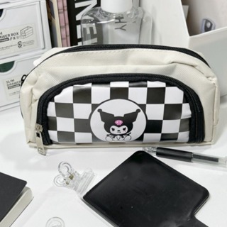 Ins High Beauty Kuromi Saco De Lápis Student Laurel Dog Melodi Caixa De Papelaria De Grande Capacidade em Oferta na Shopee