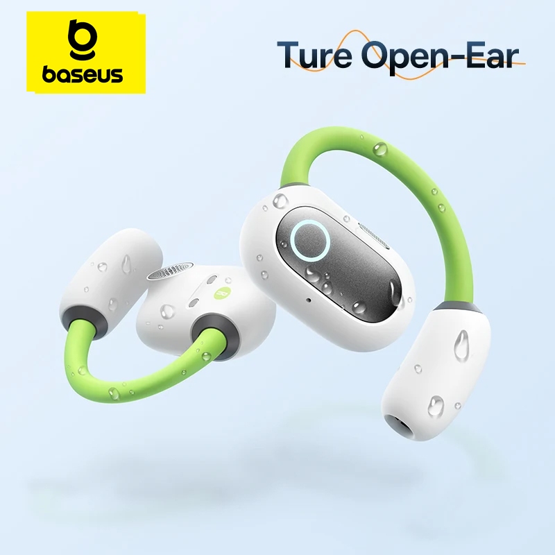 Baseus Eli Sport 1 Fones De Ouvido Abertos Bluetooth 5.3 Sem Fio OWS Condução De Ar Baixo Som