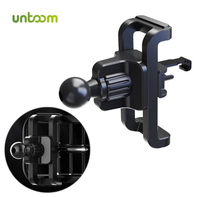 Clip De Ventilação De Ar Para Carro Sem Contato Base De Cabeça De Bola De 17mm Suporte Universal De Telefone Saída Uma Lâmina