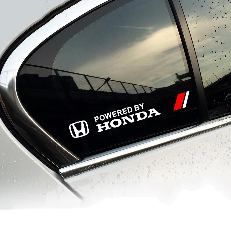 Adequado Para Honda City Accord CR-V Jazz Fit Brio Odyssey WR Bezal HR Carroçaria Triângulo De Janela Traseira Autocolante À Prova D'água E Protetor Solar Carro PVC Decoração Exterior em Oferta na Shopee