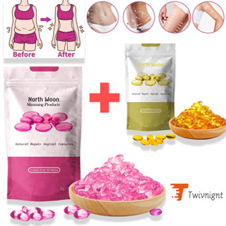 North Moon Conjunto Combinação De Cápsulas Emagrecedoras North Moon Firmadoras Femininas E Emagrece