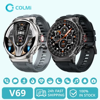 COLMI V69 1.85 " Ultra HD Display Smartwatch Homens 710 mAh Bateria Grande 400 + Relógio Faces Smart Watch Para Telefone Android iOS