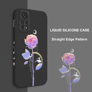 Estojo De Telefone Crystal Rose Para Xiaomi Redmi Note 11S 11 11T Pro Plus 4G 5G Capa De Design Criativo