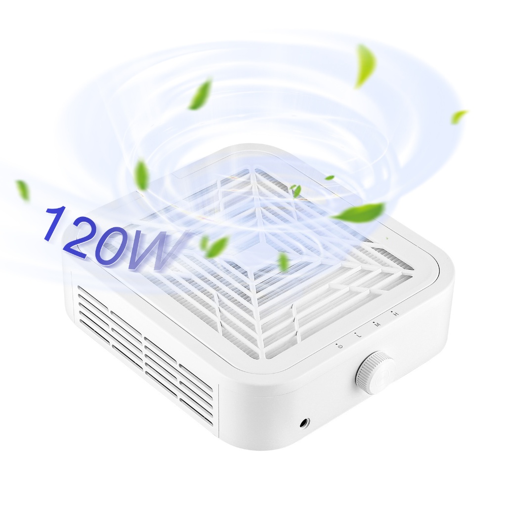 Foreverlily 6000/9000/12000rpm Coletor De Pó De Unhas Poderoso Turbo Ventilador Fácil De L...
