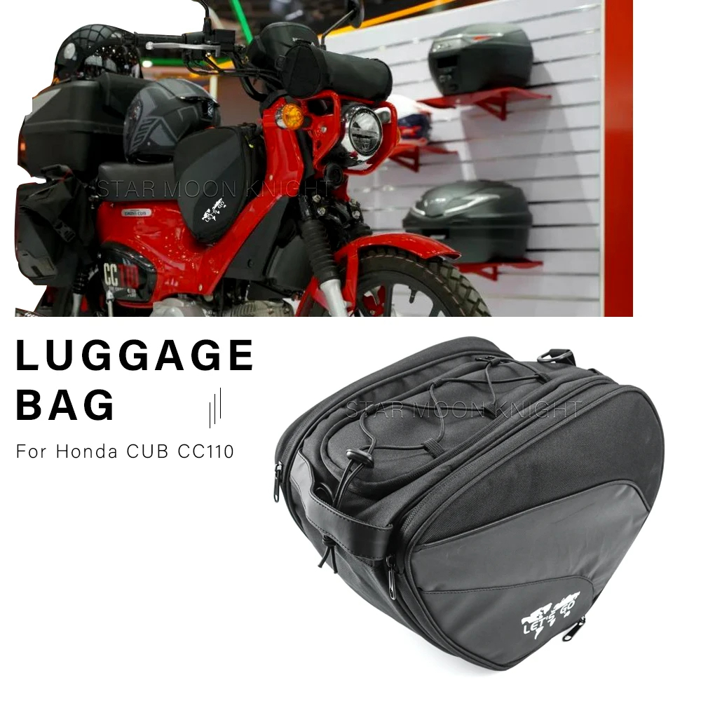 Acessórios Saco De Combustível À Prova De Poeira Armazenamento Para Honda CUB CC110 CC 110 Bagagem Motocicleta Túnel