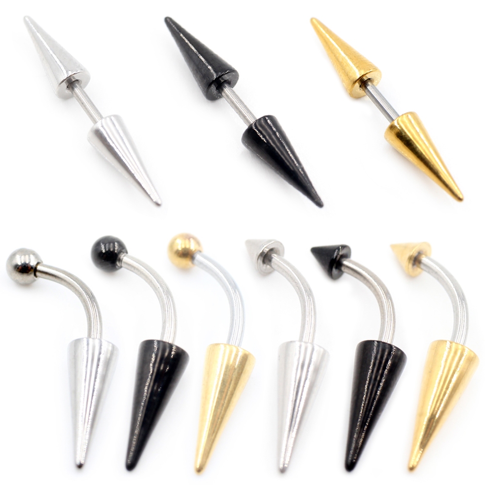 Alisouy 2 Peças Rebite Espigão De Aço Inoxidável Mulheres Homens Brincos De Orelha De Anel Curvo De Sobrancelha Cartilagem Tragus Helix Pierceing Jewelry em Oferta na Shopee