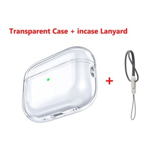 Capa Protetora Transparente AirPods Pro Case & 2 3 Generation 1/2 Shock Proof Compatível + Lanyard Anti-Queda