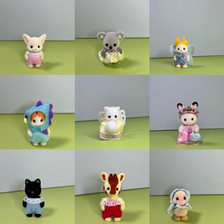 Sylvanian Families Brincam De Casa Boneca De Brinquedo Pelúcia Mini Decoração Baby Multi-Choice pp121