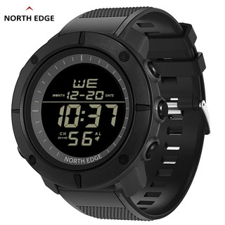 NORTH EDGE TANK Relógio Tático Original Para Esportes Ao Ar Livre Homens Calendário Cronógrafo Modo Despertador 50M Nadar À Prova D