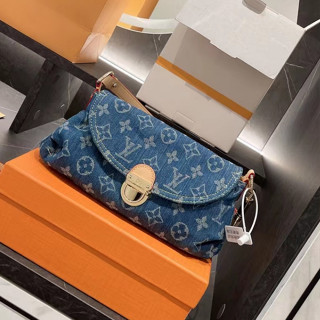 Esta é uma bolsa de ganga Mini Retro Bolsa Pequena Mensageiro