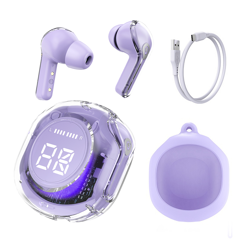 Detalhes do CY-T3 TWS Fone De Ouvido Bluetooth 5.3 Fones Para Jogos Esportivos Com Redução De Ruído Controle Digital De Toque Baixo