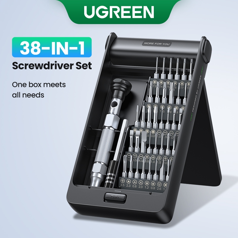 Conjunto De Chave De Fenda Magnética UGREEN Universal 38 Em 1 Para Reparo De Celular