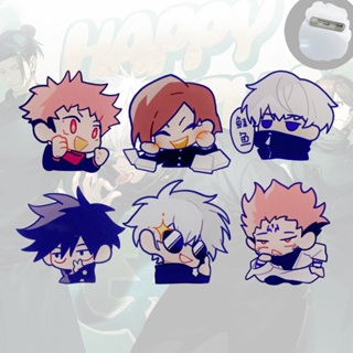 Broche Acrílico Jujutsu Kaisen Q Edição Anime Cute Two Dimensional Decorativo em Oferta na Shopee