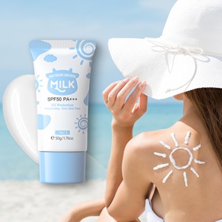 LAIKOU Protetor Solar De Leite Brilhante SPF50 PA + + Bloqueio Creme À Prova D