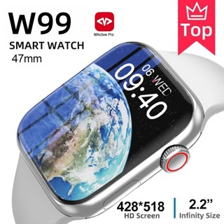 W99 Smart Watch Men Series 9 2.2 inch 428*518 NFC GPS Tracking Bluetooth Call Wireless Charging Smartwatch Men